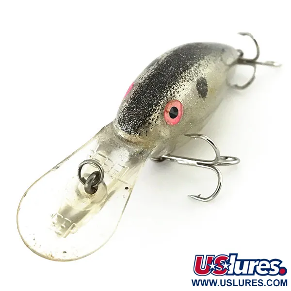 Rebel Deep Crank R, 10,5g Transparent / Glitter Silver, Syvännevaappu #8829
