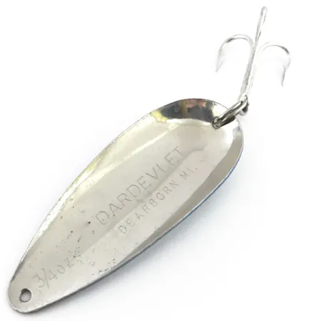 Eppinger Dardevle Dardevlet Lusikka, Sini-Nikkeli, 21g, Dearborn, #8853