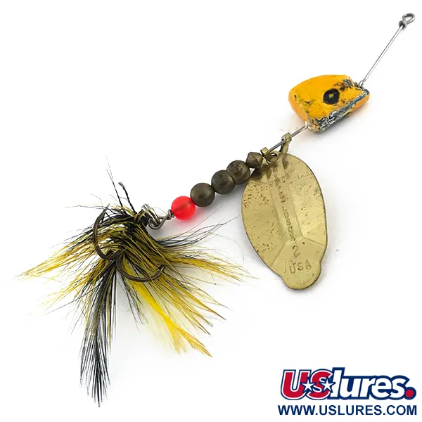 Mepps Lusox 2 Lippa, Kulta / Keltainen, 17g, Vaihtopää, #8858