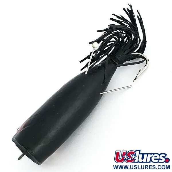 Burke Weedless Popper Pintaviehe, Musta, 7g, Ruohosuojattu, #8889