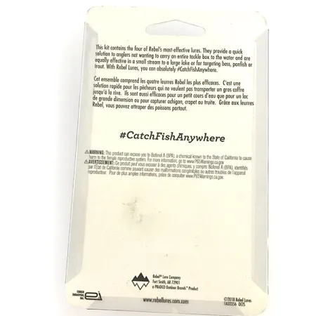 Rebel Ultralight Kit Viehesarja, Mix, 4-5cm, Vintage-malli, #8930