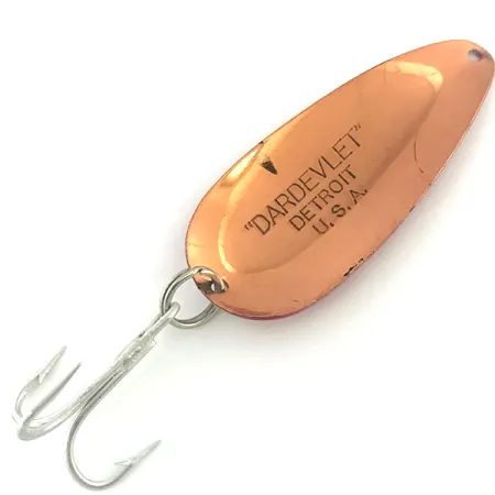 Dardevle Dardevlet Lusikka, Puna/Valko/Kupari, 21g, Vintage, #8943