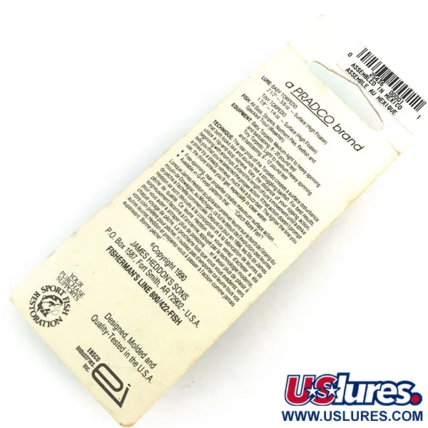 Heddon Tiny Torpedo Pintaviehe, Vihreä, 7g, Takapotkuri, #X036089