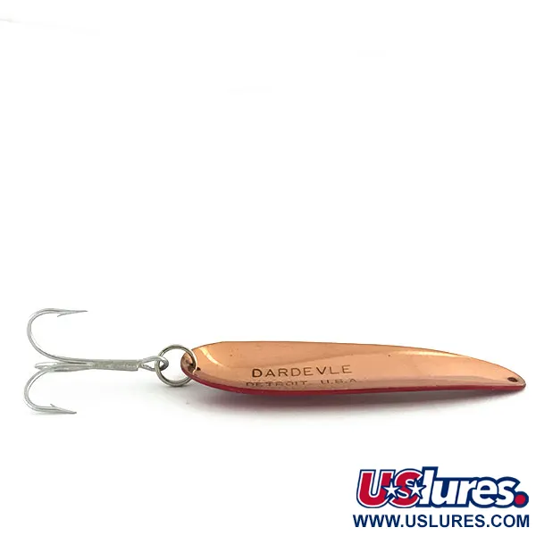 Eppinger Dardevle Lusikka, Punainen/Valkoinen/Kupari, 28g, Vintage, #8957