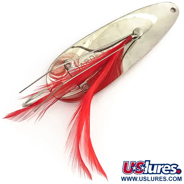 Eppinger Weedless Dardevle Lusikka, Puna/Valko/Nikkeli, 28g, Ruohosuojattu, #8958