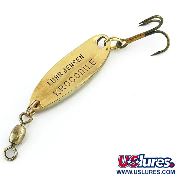 Luhr Jensen Krocodile Lusikkauistin, Kulta/Oranssi, 7g, #8961