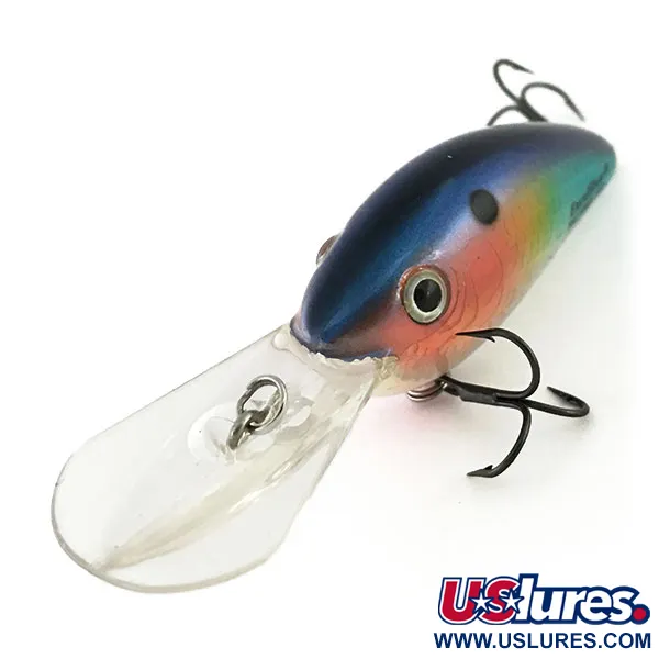 Excalibur Bomber Fat Free Fry Crankbait, Rainbow, 10g, Deep Diver, #8979