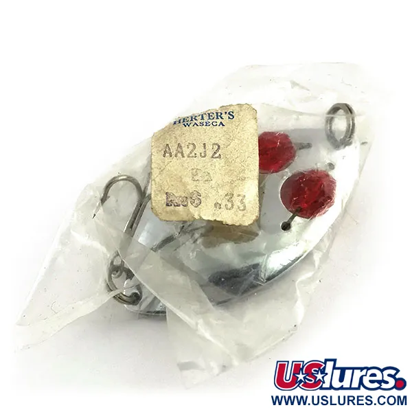 Herter's Glass eye spoon Lusikka, Nikkeli/Punainen, 11g, Silmät, #8987