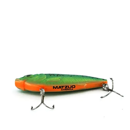 Matzuo Lipless Väristin-uistin, Green Tiger, 14g, Hohtava, #9020