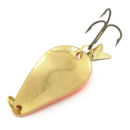 Acme K.O. Wobbler Lusikkauistin, Kulta / Oranssi, 14g, Levy, #9027