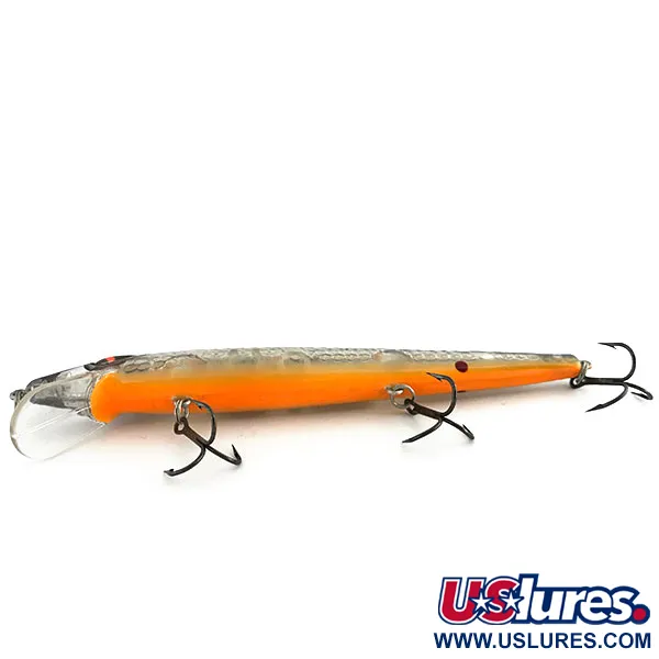 Smithwick Suspending Rattlin’ Rogue Jerkbait, Hopea/Oranssi, 10g, #9037