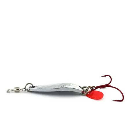 Luhr Jensen Krocodile Lusikka, Nikkeli/Hologrammi, 9g, Punainen koukku, #9059