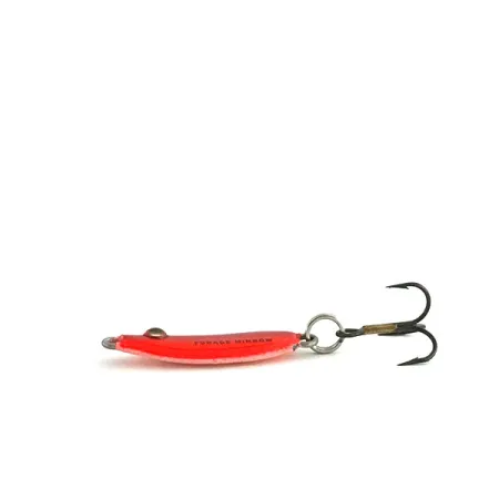 Northland Forage Minnow Jigging Spoon, Puna-vaaleanpunainen, 3g, #9083