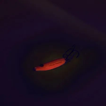 Northland Forage Minnow Jigging Spoon, Puna-vaaleanpunainen, 3g, #9083