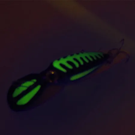 The Producers Willy's Worm UV Vaappu, Musta/Vihreä, 8g, UV, #9129