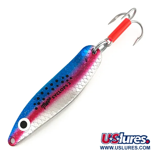 Mepps Syclops 2 Lusikka, Kirjolohi, 17g, S-muoto, #9187