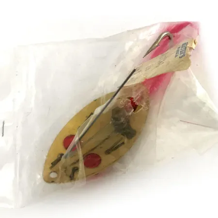 Weedless Herter's Lusikka, Kulta / Punainen, 6g, Ruohosuoja, #9232