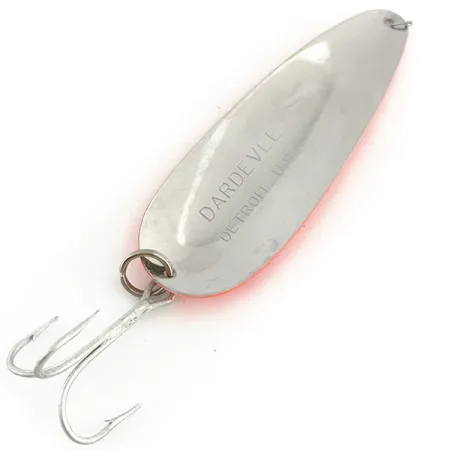 Eppinger Dardevle UV Lusikka, Oranssinpunainen/Musta/Nikkeli, 28g, #9289