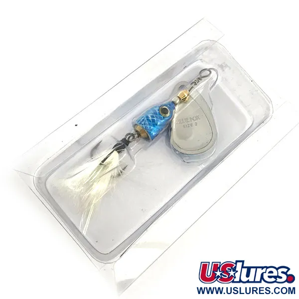 Blue Fox Vibrax Shallow Lippa, Rainbow Blue, 8g, höyhenkoukku, #9296