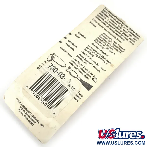 Fred Arbogast Hula Popper Pintauistin, Keltainen/Punainen, 5.3g, #9299