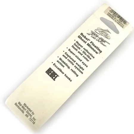 Rebel Floating Ghost Minnow Vaappu, Taimen, 7g, Räminä, #9301