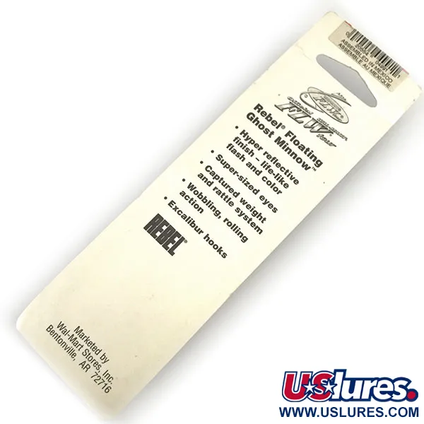 Rebel Floating Ghost Minnow Vaappu, Taimen, 7g, Räminä, #9301