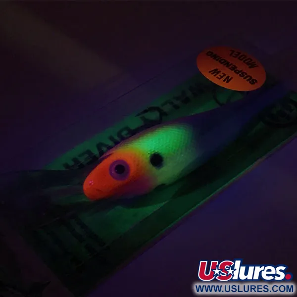 Cotton Cordell Wally Diver Vaappu, Rainbow Pink, 14g, Glow, #9303