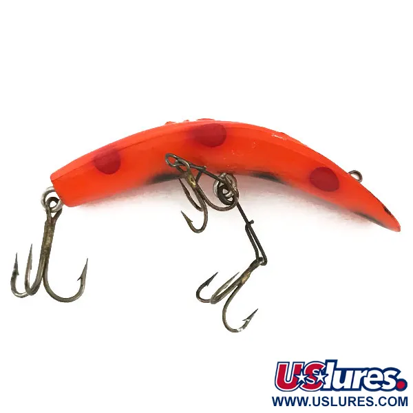 Yakima Bait FlatFish X5 Vaappu, Puna/Musta, 7g, Banaanimuoto, #9339