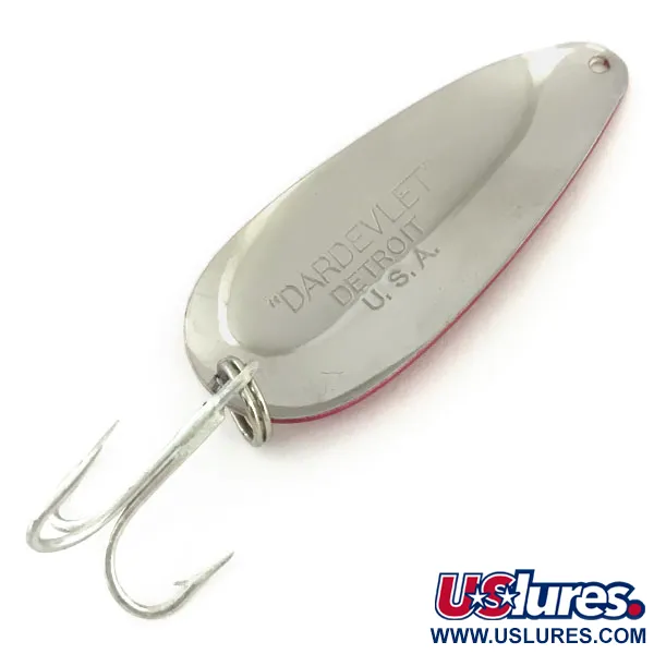 Dardevle Dardevlet Lusikka, Punainen / Valkoinen / Nikkeli, 21g, #9356