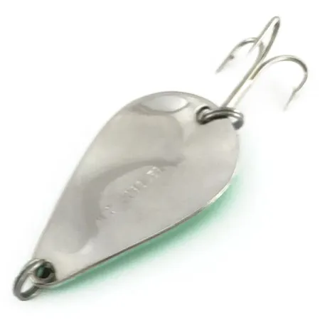 Acme K.O. Wobbler Glow Lusikka, Valkoinen/Vihreä, 21g, Sonic Tail, #9370