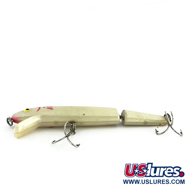 Cotton Cordell Red Fin Jointed Vaappu, White Pearl, 10.5g, #9382