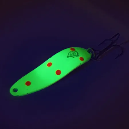 Eppinger Dardevle Cop-E-Cat 7300 UV Lusikka, Chartreuse/Punainen, 10g, #9386