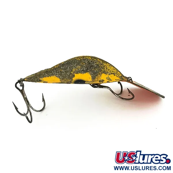 Buck Perry Spoonplug Lusikka, Keltainen/Messinki, 21g, #9390