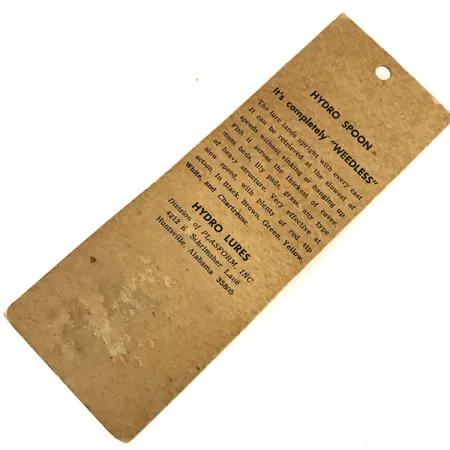 Hydro Lures Weedless Hydro Spoon Lusikka, Keltamusta, 17g, ruohosuoja, #9468