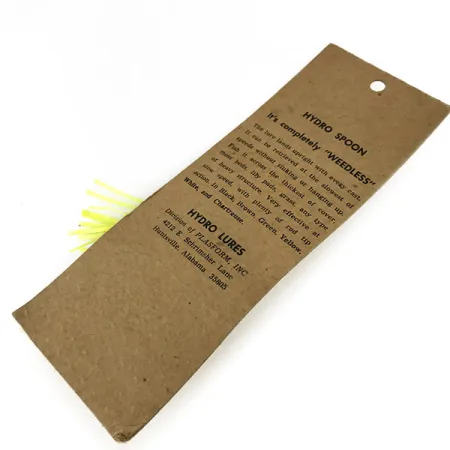 Hydro Lures Weedless Hydro Spoon Lusikka, Kelta/Musta, 14g, #9469