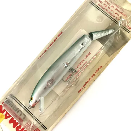 Bill Norman Jointed Nivelvaappu, Mirror Silver / Vihreä, 21g, #9471