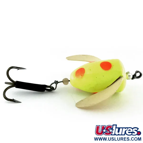 Shur Strike Spin-n-Glo UV Viehe, Kelt/Pun, 8g, UV-reaktiivinen, #9477