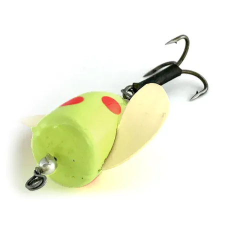 Shur Strike Spin-n-Glo UV Viehe, Kelt/Pun, 8g, UV-reaktiivinen, #9477