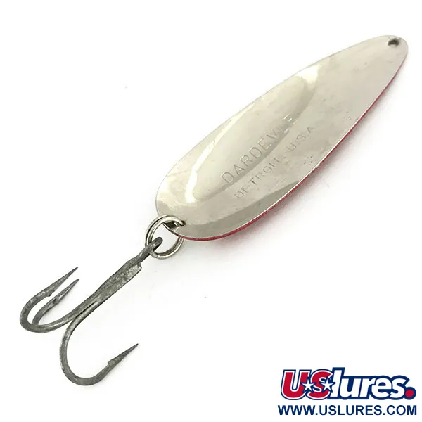 Eppinger Dardevle Lusikka, Puna/Valkoinen, 28g, Paholaisen pää, #9499