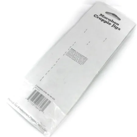 Bass Pro Shops Marabou Crappie Jig, Valko / Puna, 4g, Käsin sidottu, #9515