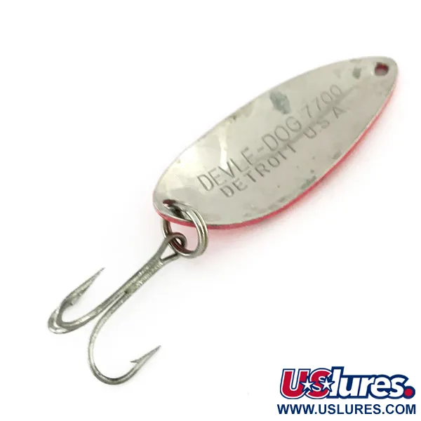 Dardevle Devle Dog 7700 Lusikkauistin, Punainen/Musta, 14g, UV, #9532