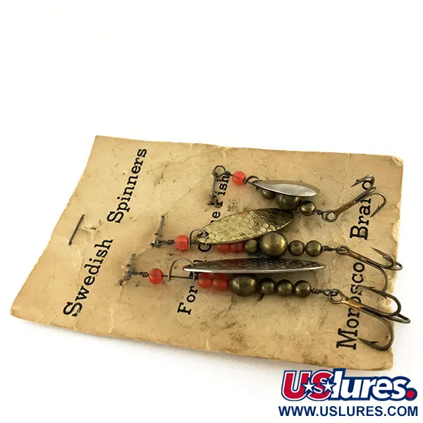 Swedish Swing Morosco Brand Lippa, Nikkeli / Messinki, 7g, Vintage, #9539