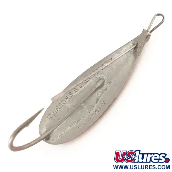 Weedless Johnson Silver Minnow Ruohikkolusikka, Puna/Valko/Hopea, 9g, #9542
