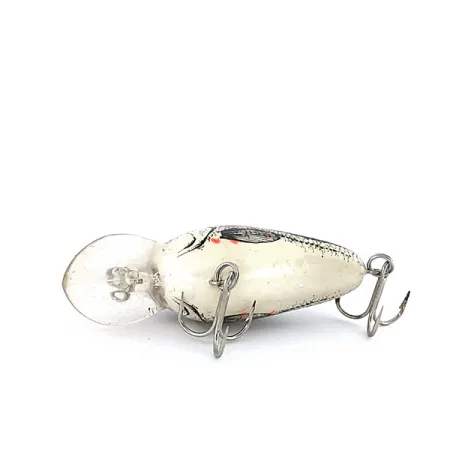 Bomber Fat A B04F Crankbait, Hopea/Musta, 5.5g, Syvyys 1.8m, #9549