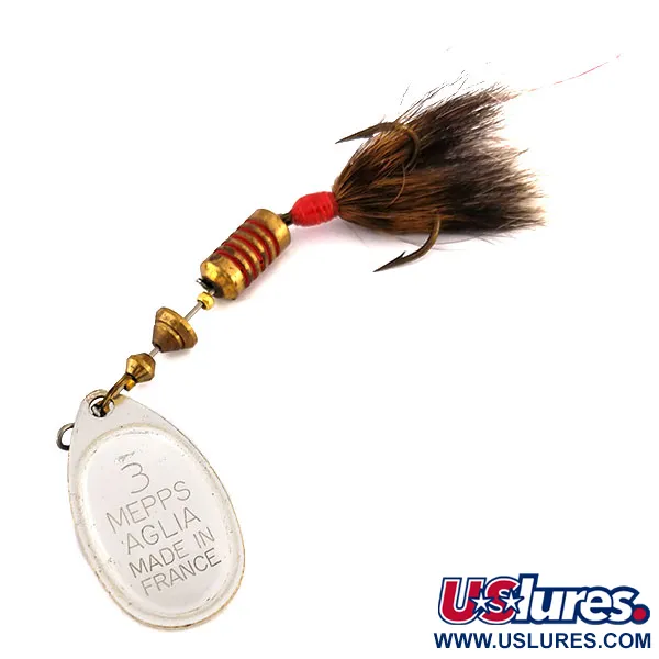 Mepps Aglia 3 dressed Lippa, Taimen, 7.3g, Oravanhäntä, #9553