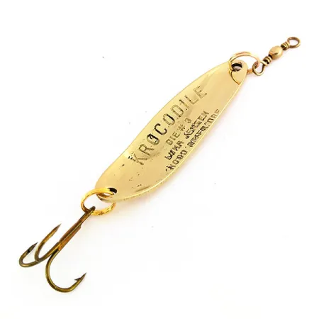 Luhr Jensen Krocodile Die #3 Lusikka, Kulta, 10g, Prismasuomu, #9572