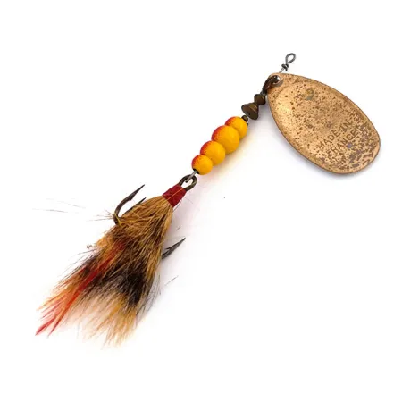 Mepps Aglia 5 Dressed Lippa, Kupari, 14g, Oravankarva, #9590