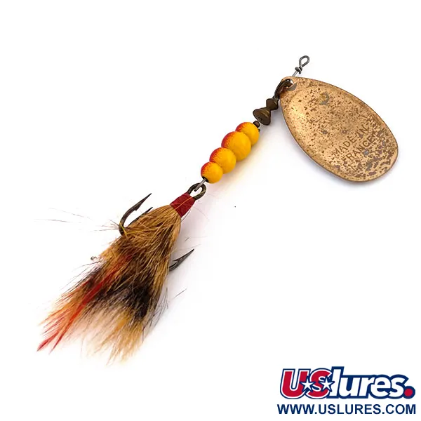 Mepps Aglia 5 Dressed Lippa, Kupari, 14g, Oravankarva, #9590