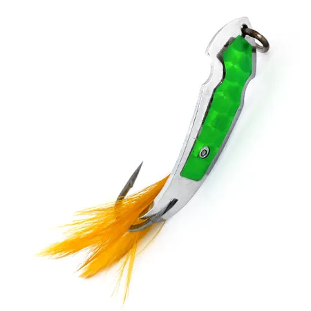 Tony Accetta Pet Spoon 13 Lusikka, Nikkeli/Vihreä, 5g, Höyhen, #9609