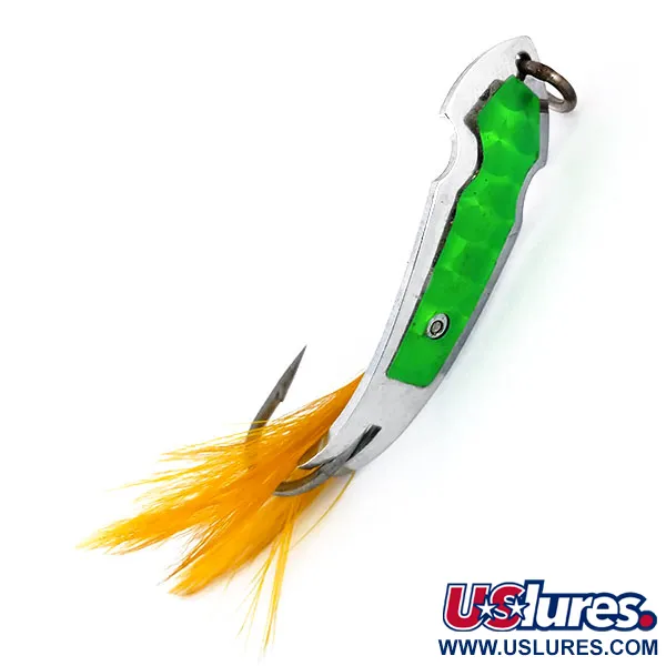 Tony Accetta Pet Spoon 13 Lusikka, Nikkeli/Vihreä, 5g, Höyhen, #9609